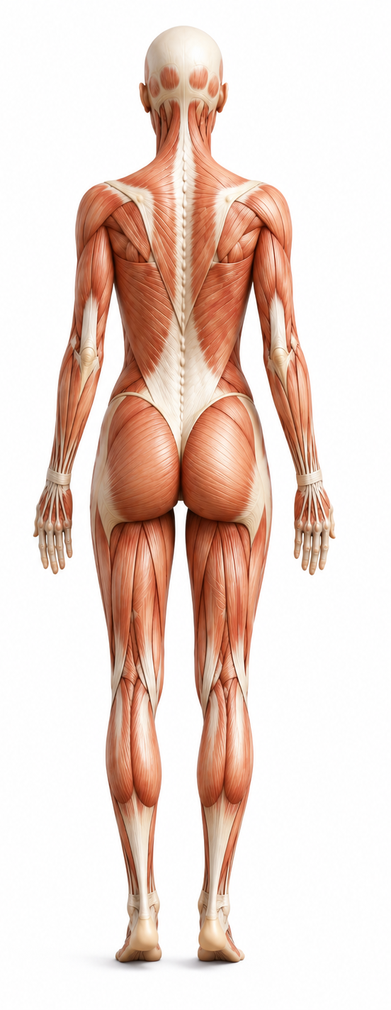 Female posterior anatomy reference